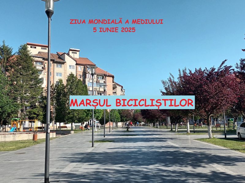 Marșul Bicicliștilor marchează „Ziua Inernațională a Mediului” la Petroșani