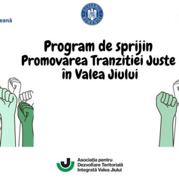 ADTI Valea Jiului lansează în consultare publică programul „Promovarea Tranziției Juste în Valea Jiului”