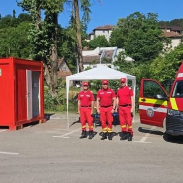 ISU Hunedoara a deschis un punct temporar SMURD în stațiunea Geoagiu Băi