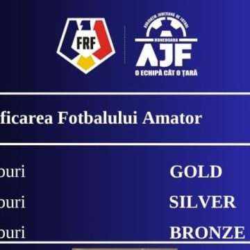 Cu 17 cluburi evaluate și 2 cluburi GOLD la nivel național, județul Hunedoara demonstrează că investește activ în viitorul fotbalului românesc