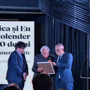 Moment festiv dedicat aniversării de 90 de ani a muzicianului Ion Holender la Universitatea Politehnică din Timișoara