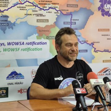 Înotătorul Avram Iancu ar putea deveni primul om din lume care traversează un continent exclusiv pe o rută fluvială