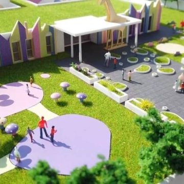 O creșă nouă, modernă și atractivă se construiește pe strada Tineretului din Lupeni