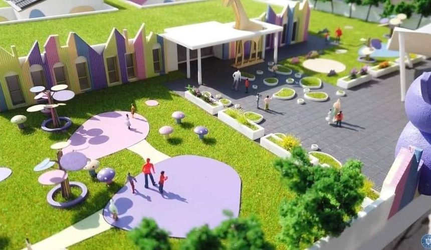 O creșă nouă, modernă și atractivă se construiește pe strada Tineretului din Lupeni
