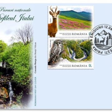 Flora și fauna din Parcul Național ”Defileul Jiului” adusă în prim-plan pe noile timbre ale Romfilatelia