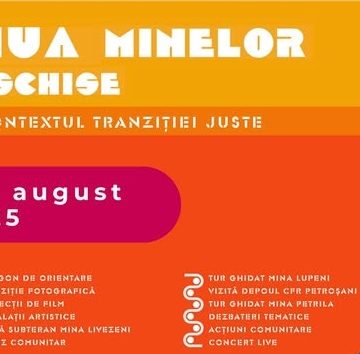 ZIUA MINELOR DESCHISE – Din adâncul Văii Jiului, spre un viitor nou! Două zile dedicate memoriei, comunității și viitorului sustenabil.