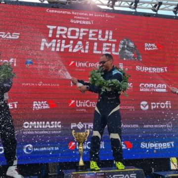 Trofeul „Mihail Leu”la automobilism s-a bucurat la Hunedoara de o prezenţă record şi un spectacol de super rally pe măsură