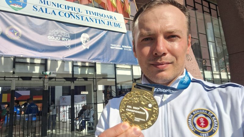 Aur sportiv pentru liderul AUR de la Petroșani