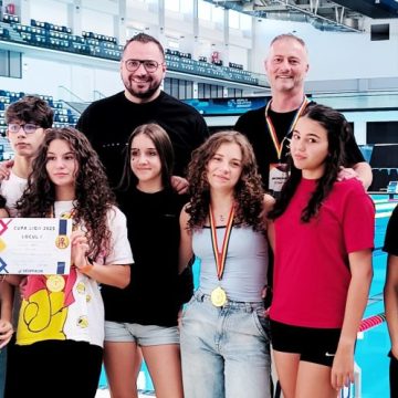 Parcurs de 10 pentru înotătorii din Vulcan la „Cupa Ligii Performanței în Natație” de la București