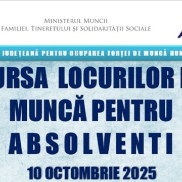 Bursa Locurilor de Muncă pentru Absolvenți, pe 10 octombrie, la Deva