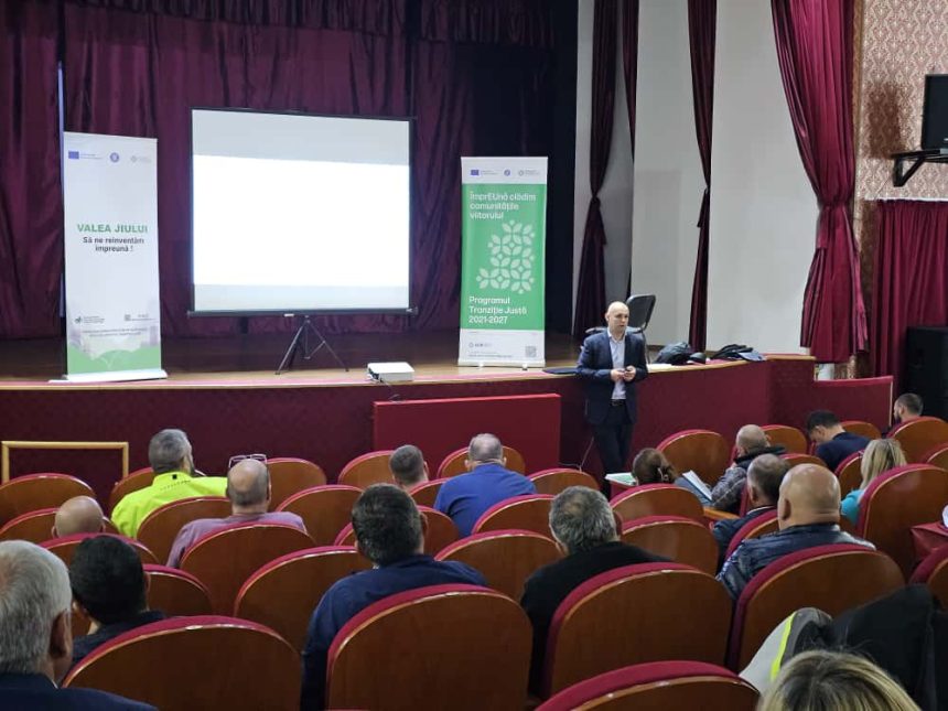 Antreprenorii din Valea Jiului, față în față cu oportunitățile de finanțare prin Programul Tranziție Justă