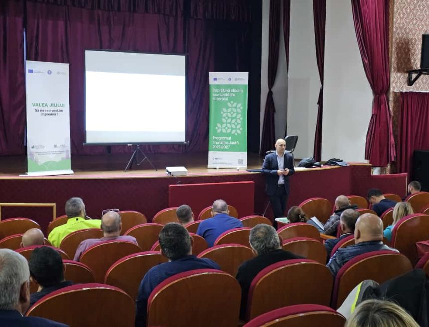 Antreprenorii din Valea Jiului, față în față cu oportunitățile de finanțare prin Programul Tranziție Justă