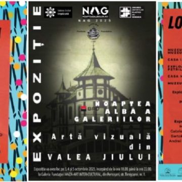 Noaptea Albă a Galeriilor în Valea Jiului