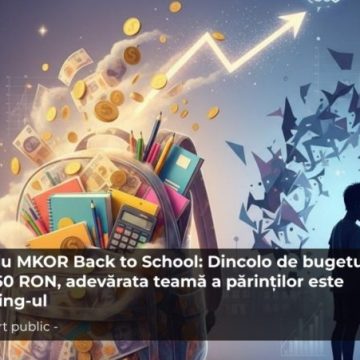Conform studiului MKOR Back to School 2025, 38% dintre părinți se tem de bullying, peste grija bugetului pentru școală