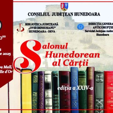 Parte de carte pentru iubitorii de lectură la o nouă ediție a ”Salonului Hunedorean al Cărții” de la Deva