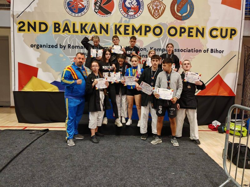 Rezultate de top pentru sportivii Văii Jiului la cea de-a doua ediție a doua a Cupei Balcanice la Kempo