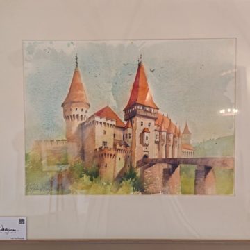 „Turnuri, Ziduri și Visuri. Transilvania în acuarelă”, expoziție de pictură la Muzeul Castelul Corvinilor
