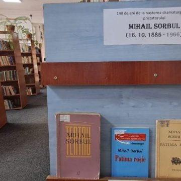 Expoziție de carte la Biblioteca Municipală „Valeriu Butulescu” Petroșani dedicată prozatorului Mihail Sorbul