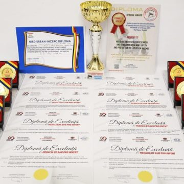 Opt medalii de aur și două premii speciale pentru INCD-INSEMEX la Salonul Pro Invent de la Cluj