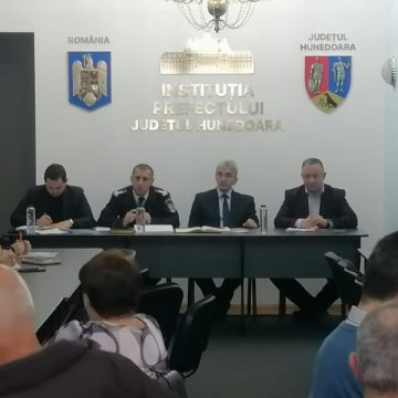 Programe și măsuri adoptate în ședința Comitetului Județean pentru Situații de Urgență Hunedoara