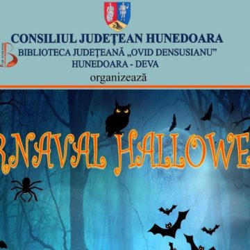 Carnaval de Halloween la Biblioteca județeană „Ovid Densușianu” din Deva