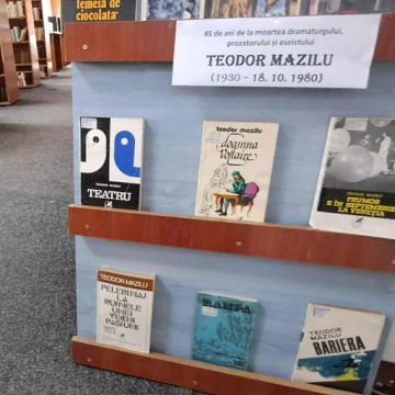Biblioteca municipală „Valeriu Butulescu” din Petroșani marchează cei 45 de ani de la dispariția unui mare dramaturg român: Teodor Mazilu