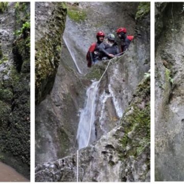 Exercițiu regional Salvaspeo în Canionul Jgheabului de la Bănița