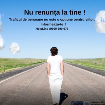 Acțiuni de informare în școlile hunedorene în domeniul luptei împotriva traficului de persoane