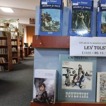 Lev Nikolaevici Tolstoi, comemorat la 115 ani de la trecerea în eternitate, la Biblioteca Municipală „Valeriu Butulescu” Petroșani
