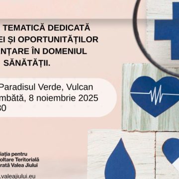 Sesiune tematică dedicată prevenției în domeniul sănătății organizată de ADTI-VJ la Vulcan