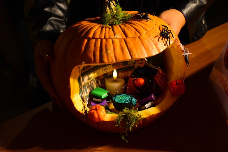 Mister, magie și suspans, de Halloween, în curtea Bibliotecii Județene ”Ovid Densușianu” Hunedoara-Deva
