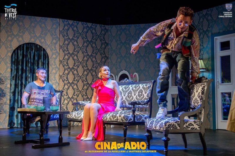 Teatrul de Vest din Reșita invită publicul la „Cina de adio”, la Teatrul Dramatic „I.D. Sîrbu” din Petroșani