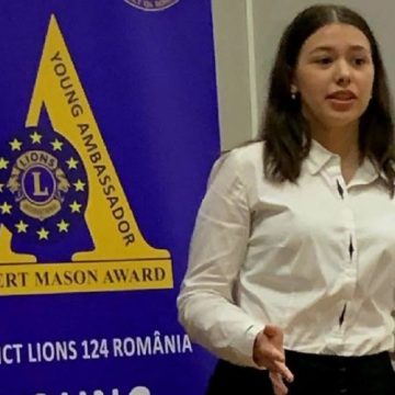 O elevă a Colegiului Național „Decebal” din Deva reprezintă România la Forumul European Lions în Irlanda