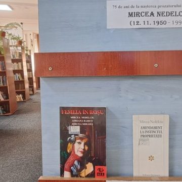 Scriitorul Mircea Nedelciu (12 noiembrie 1950 – 1999), aniversat la Biblioteca Municipală „Valeriu Butulescu” din Petroșani, la 75 de ani de la naștere