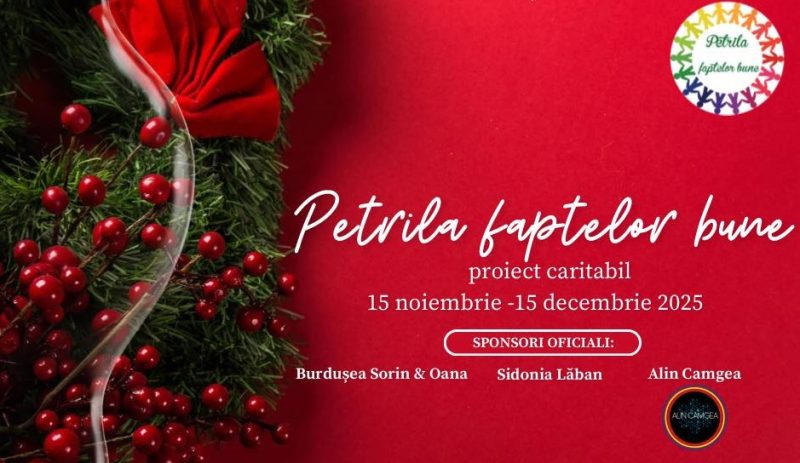 Petrila faptelor bune dă startul unei noi campanii de caritate