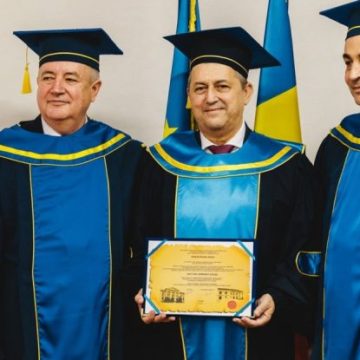 Rectorul Universității din Petroșani distins cu titlul de ”Doctor Honoris Causa” al Universității „1 Decembrie 1918” din Alba Iulia