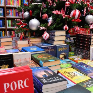 Carte-n dar, de Crăciun, de la Biblioteca județeană „Ovid Densușianu”