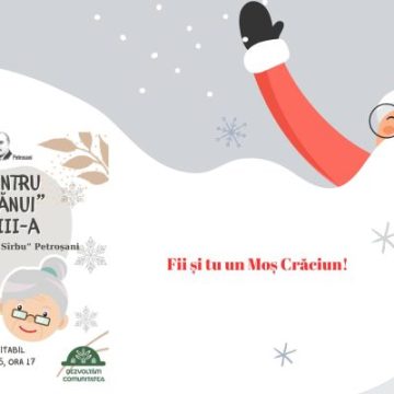 „Colind pentru bunicii nimănui”. Spectacol caritabil al elevilor de la Școala gimnazială „I.G. Duca” din Petroșani