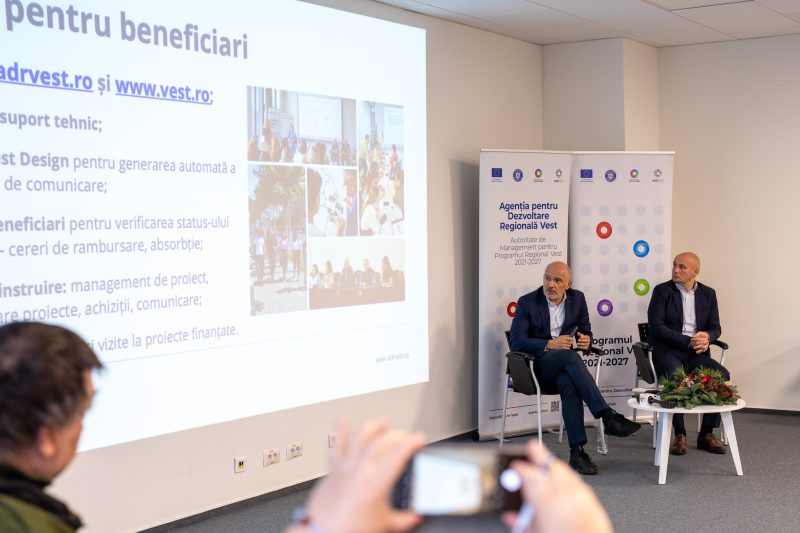 DSC09751 ADR Vest a lansat platforma digitală de monitorizare a investițiilor finanțate prin Programul Regional Vest