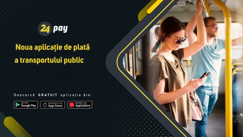 aplicatie 24Pay Modalități de obținere a biletelor și abonamentelor pentru utilizarea serviciilor de transport local „Green Line Valea Jiului”