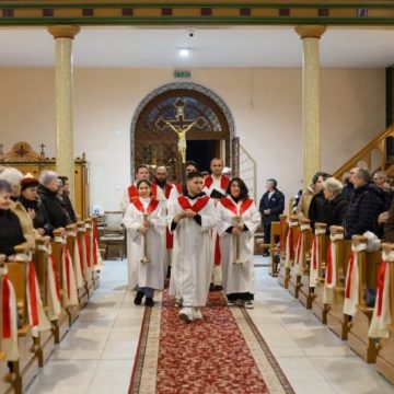 Sfânta Varvara omagiată la Petroșani de comunitatea romano-catolică