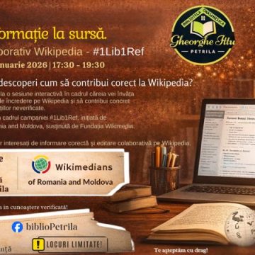 Atelier colaborativ Wikipedia la Biblioteca „Gheorghe Ittu” din Petrila