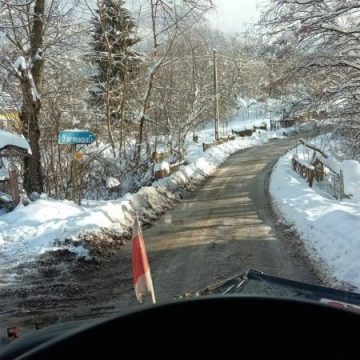 Intervenții pe drumurile aflate în administrarea Consiliului Județean Hunedoara.