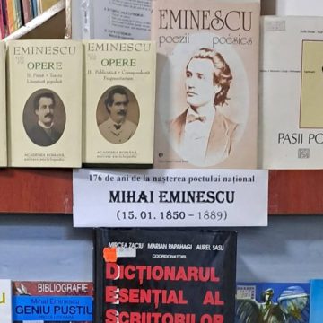 Biblioteca „Valeriu Butulescu” Petroșani celebrează Ziua Culturii Naționale și pe Mihai Eminescu