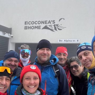 Tabăra de iarnă a ambasadorilor „Via Transilvanica” acasă la Toma Coconea, în Parâng