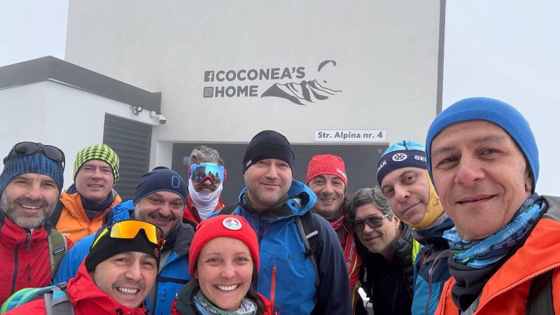 Tabăra de iarnă a ambasadorilor „Via Transilvanica” acasă la Toma Coconea, în Parâng