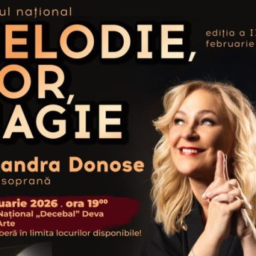 „Melodie, Dor, Magie” la Deva, cu mezzosoprana Ruxandra Donose