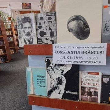 636740939_122148101306959036_1414629880903665758_n Biblioteca Municipală „Valeriu Butulescu” Petroșani marchează 150 de ani de la nașterea sculptorului român Constantin Brâncuși