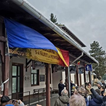 WhatsApp Image 2026-02-18 at 19.45.42 (1) Omagiu lui Brâncuși și mărturie asupra făuririi în Valea Jiului a „Coloanei Recunoștinței fără Sfârșit”, în Gara Petroșani