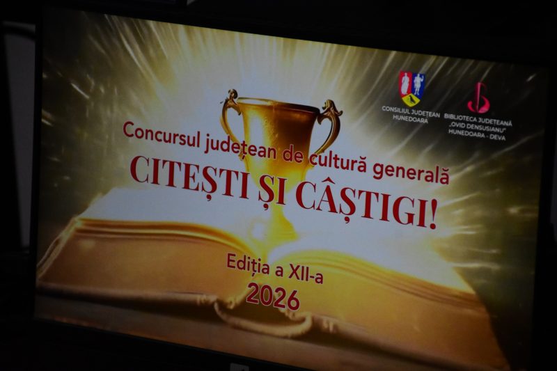 Rezultatele primei zilei de la concursul județean de cultură generală ”Citești și câștigi!” – ediția a XII-a, 2026